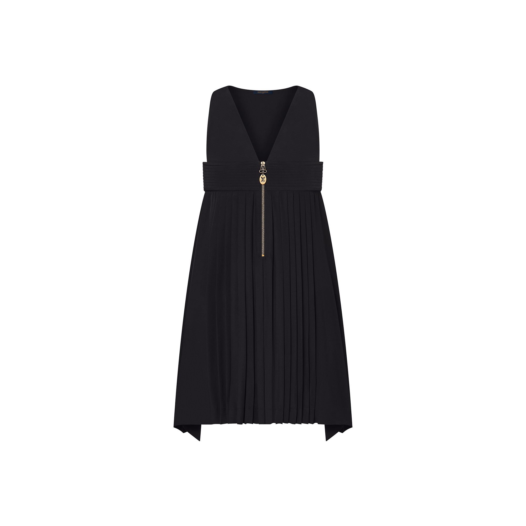 Louis Vuitton V Neck Open Back Dress